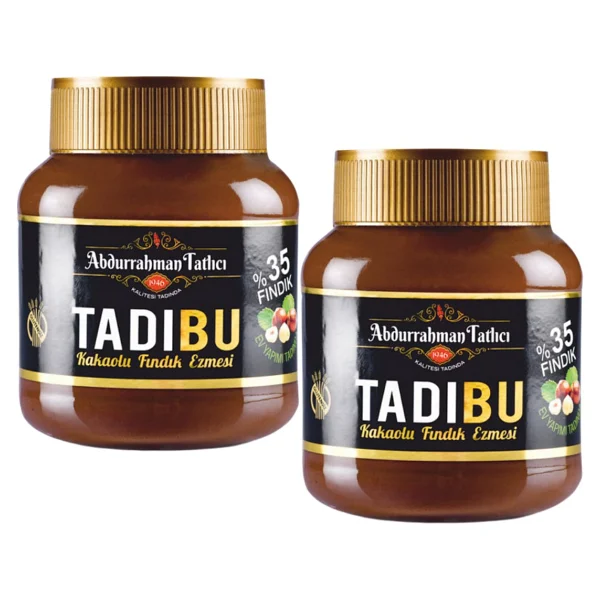 Abdurrahman Tatlıcı Tadıbu Kakaolu Fındık Ezmesi 330 Gr 2'li - Görsel 2