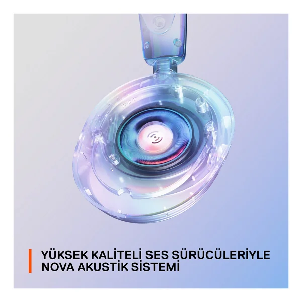 Steelseries Arctis Nova 1 Kablolu Mikrofonlu Oyuncu Kulaklığı - Beyaz - Görsel 5