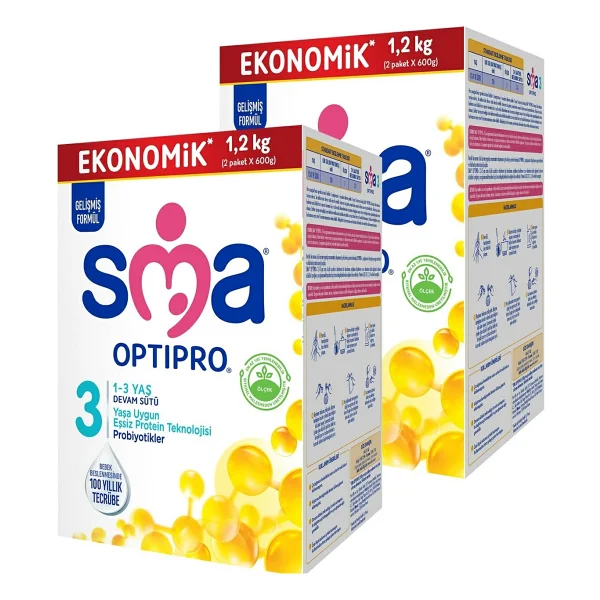 Sma Optipro 3 Probiyotik Devam Sütü 1200 Gr 2 Adet - Görsel 8