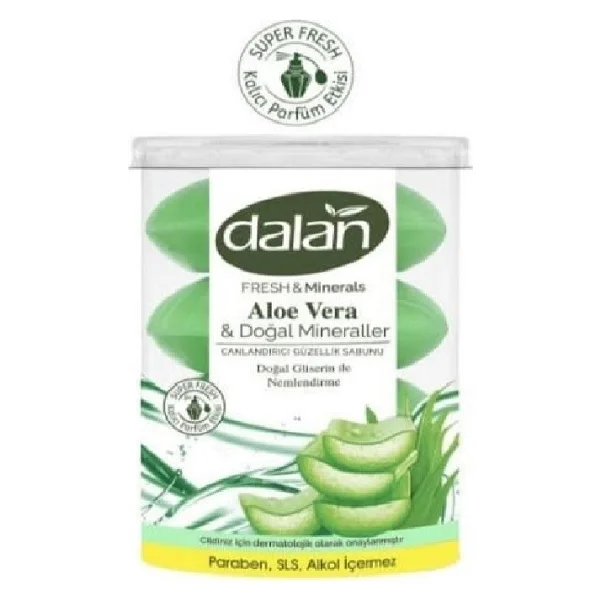 Dalan Fresh Minerals Aloe Vera 4x110 Gr Duş Sabunu - Görsel 3