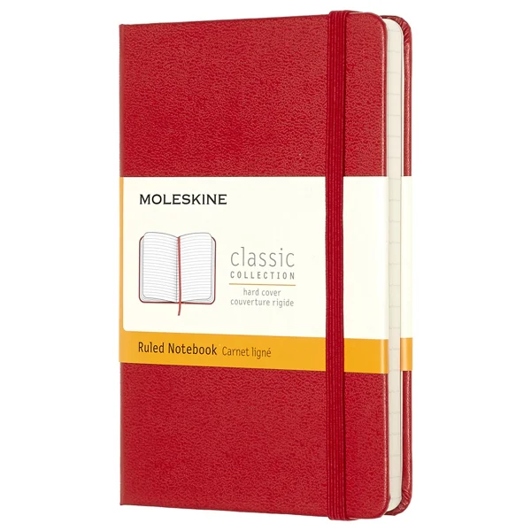 Moleskine Defter Sert Kapak XL Boy Düz Siyah - Black - 19 X 25 Cm - Görsel 3