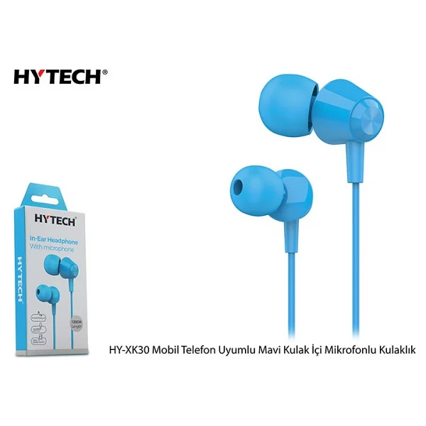 Hytech Hy-Xk30 Mobil Telefon Uyumlu Kulak İçi Mikrofonlu Kablolu Kulaklık - Görsel 3