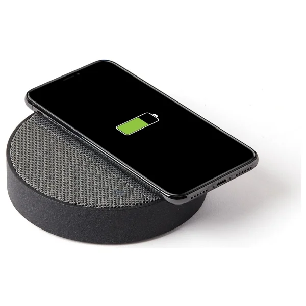 Lexon Oslo Energy Gri Kablosuz Şarj Cihazı Ve Bluetooth Hoparlör - Görsel 5