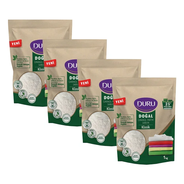 Duru Klasik Granül Matik Sabun 1 Kg 4'lü - Görsel 5