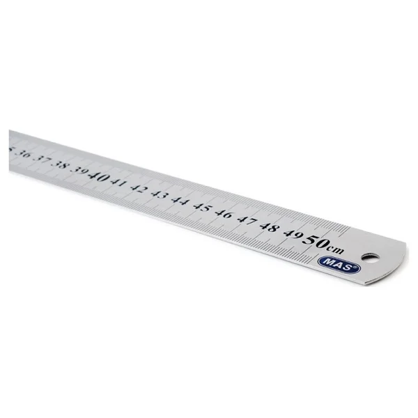 Mas Çelik Cetvel 50 Cm - Görsel 2