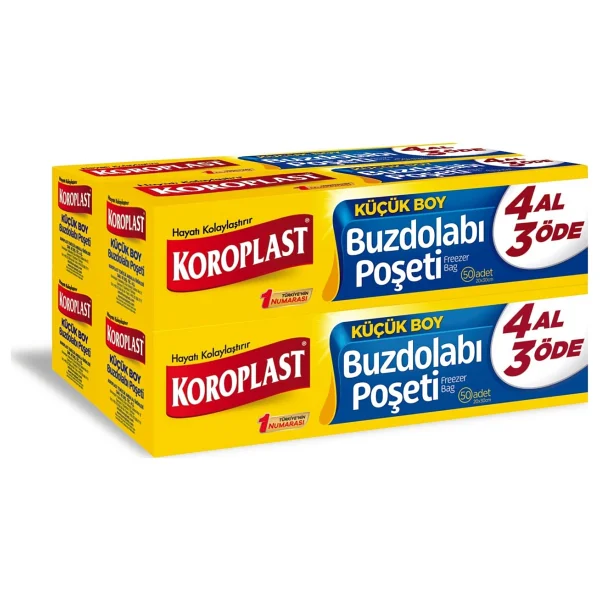 Koroplast Küçük Boy Buzdolabı Poşeti 4x40'lı - Görsel 2