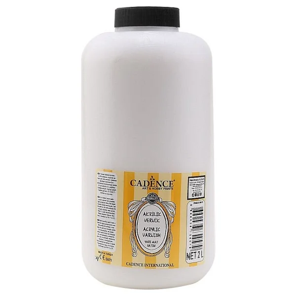 Cadence Su Bazlı Yarı Mat Vernik 2 Litre - Görsel 2