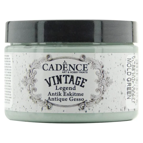 Cadence Vintage Legend Antik Eskitme 150 Ml. Vl-07 Yaprak Yeşili - Görsel 5
