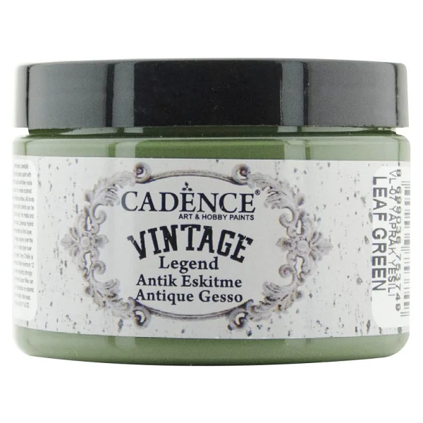 Cadence Vintage Legend Antik Eskitme 150 Ml. Vl-07 Yaprak Yeşili - Görsel 6
