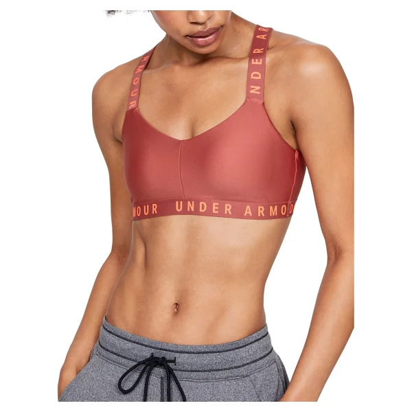 Under Armour Kadın Bra Wordmark Strappy Sportlette 1325613-001 - Siyah-001 - Görsel 6