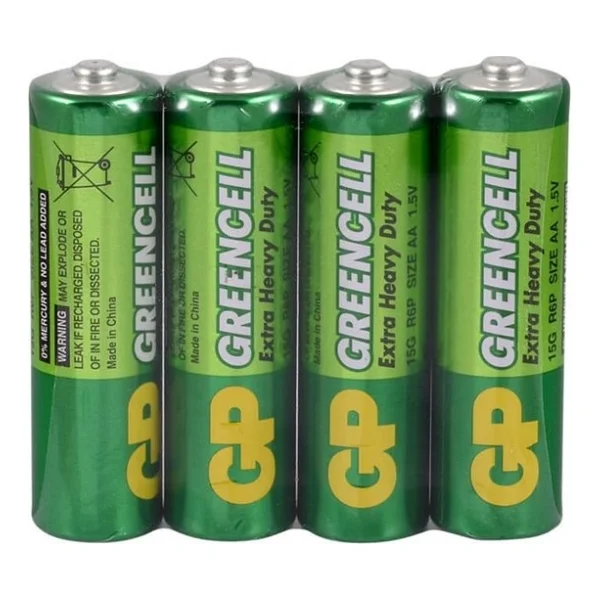 Gp Greencell 15g R6 40'lı Çinko Aa Kalem Pil - Görsel 2