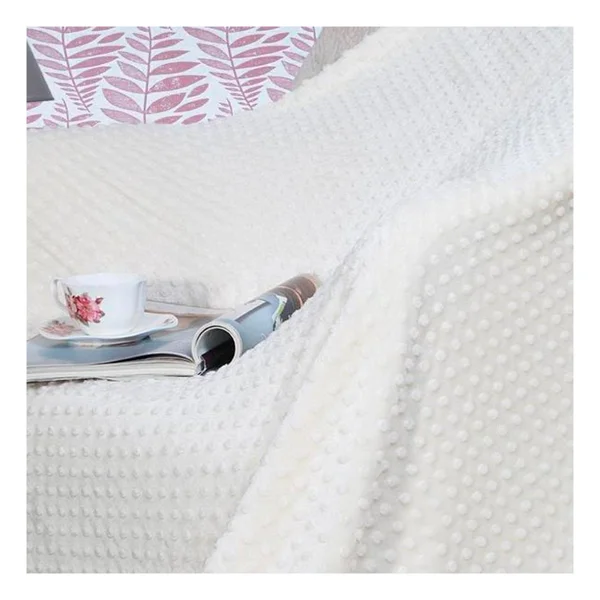 Merinos Pearl Tomurcuk Battaniye Şampanya Tek Kişilik - 150 X 220 Cm - Bej - Görsel 2