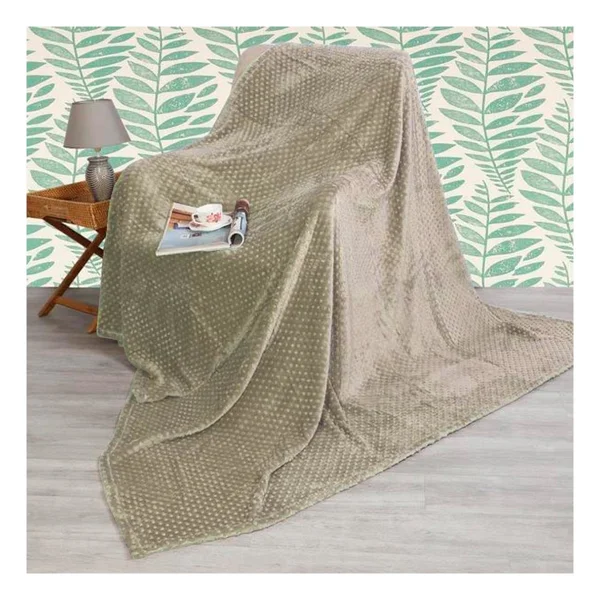 Merinos Pearl Tomurcuk Battaniye Şampanya Tek Kişilik - 150 X 220 Cm - Bej - Görsel 7