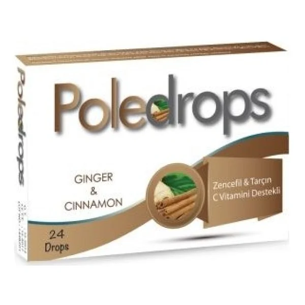 Poledrops Zencefil Tarçın Ve C Vitaminli 24'lü Pastil - Görsel 4