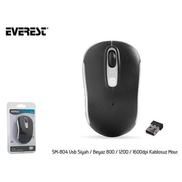 Everest Sm-804 Optik Kablosuz Mouse - Görsel 5