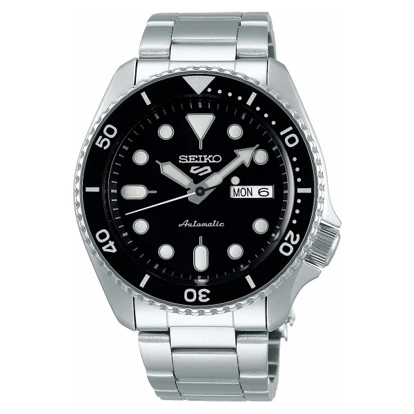 Seiko 5 Sports Skx Srpd55k Çelik Kordon Siyah Erkek Kol Saati - Görsel 5