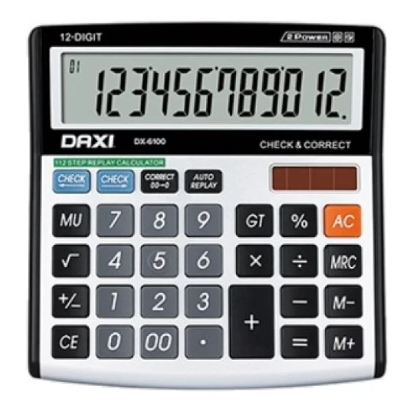 Daxi Dx-6100 12 Haneli Hesap Makinesi - Görsel 3