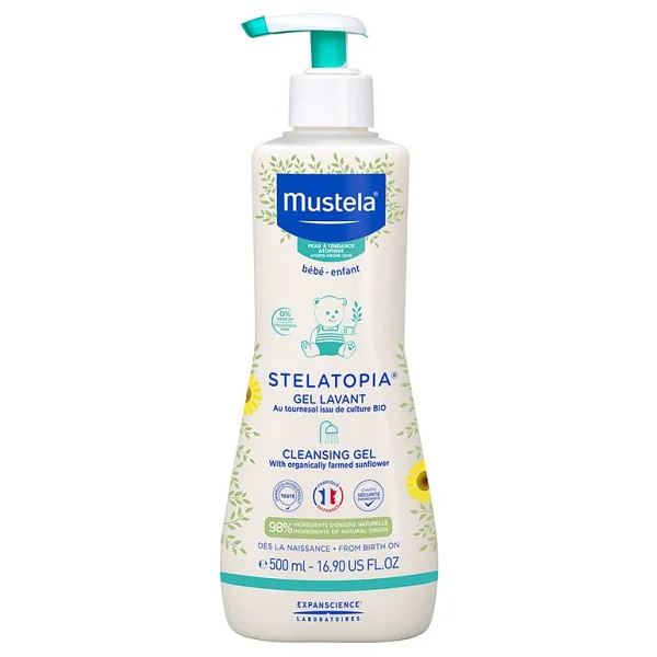Mustela Stelatopia Cleansing Gel Şampuan 500 Ml - Görsel 4