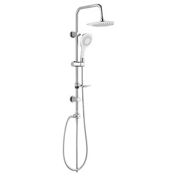 Tema 53276 Rain Bianco 5+1 Fonksiyonlu Tepe Duş Seti - Görsel 3