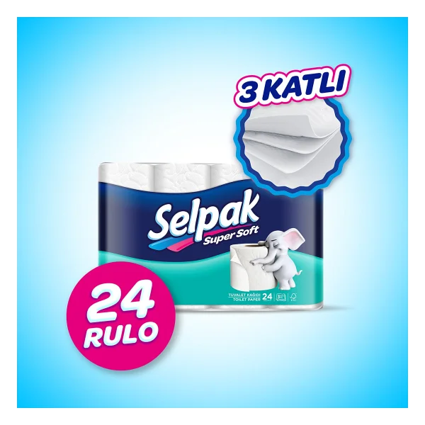 Selpak 24'lü Tuvalet Kağıdı - Görsel 2