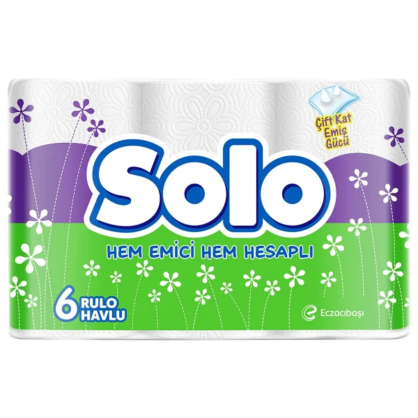 Solo 6'lı Kağıt Havlu - Görsel 5