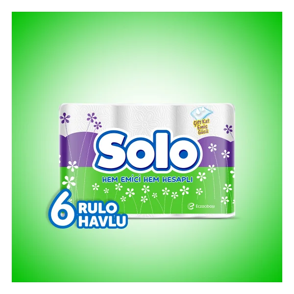 Solo 6'lı Kağıt Havlu - Görsel 2