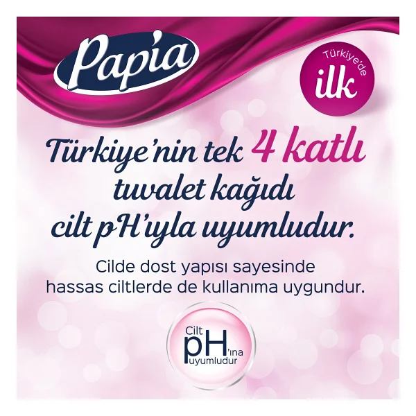 Papia Pure & Soft 4 Katlı 96'lı Tuvalet Kağıdı - Görsel 4