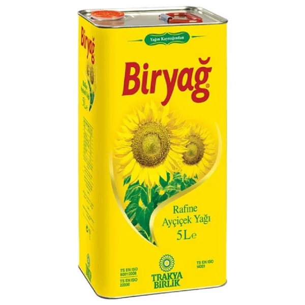 Biryağ Ayçiçek Yağı 5 Lt Teneke 4'lü - Görsel 2