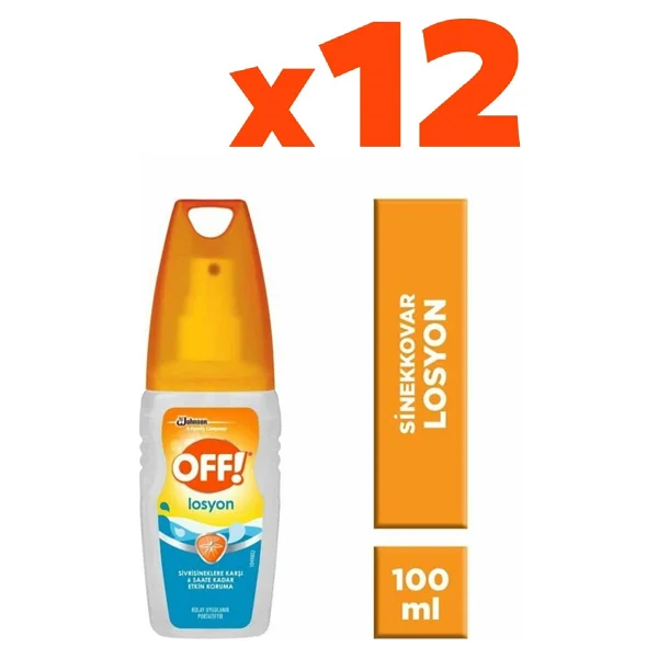 Raid Off Aqua Sinek Kovar Losyon 100 Ml Sprey 12'li Set - Görsel 3
