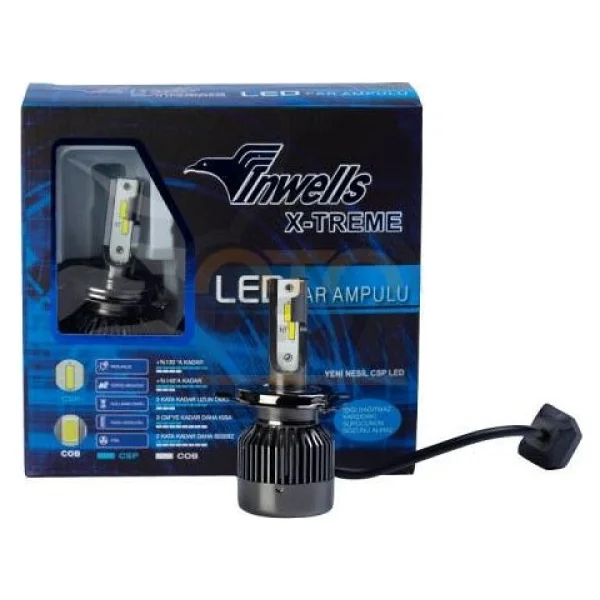 Inwells X-Treme LED Xenon (Zenon) H1 / H3 / H4 / H7 / H11 / H27 / 9005 / 9006 - Görsel 7