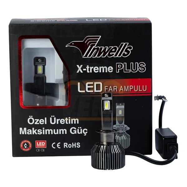 Inwells X-Treme Plus LED Xenon Zenon 15000 Lümen H1 / H4 / H7 / H11 / 9005 / 9006 - Görsel 4