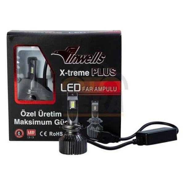Inwells X-Treme Plus LED Xenon Zenon 15000 Lümen H1 / H4 / H7 / H11 / 9005 / 9006 - Görsel 2