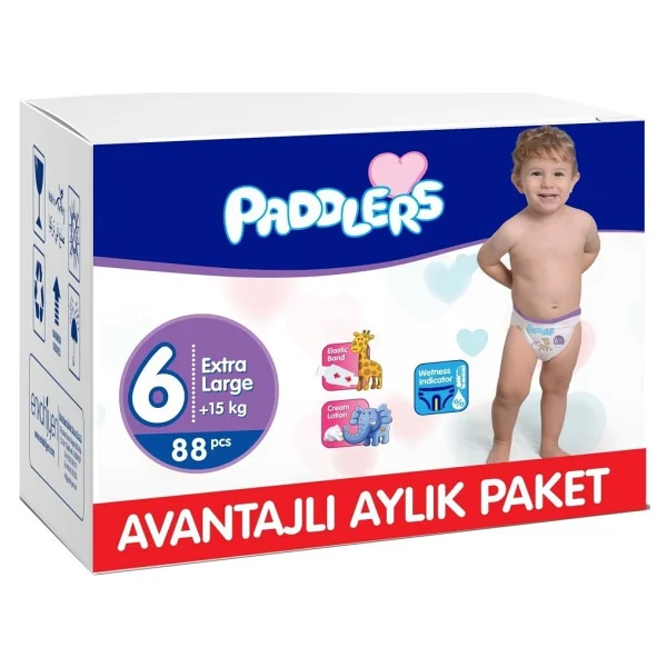 Paddlers 1 Numara Yenidoğan 192'li Bebek Bezi - Görsel 8