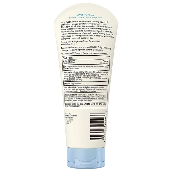 Aveeno Baby Eczema Therapy Nemlendirici Krem 206 Gr - Görsel 2