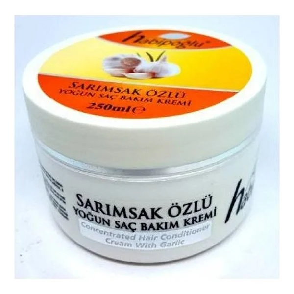 Habipoğlu Sarımsak Özlü Saç Bakım Kremi 250 Ml - Görsel 2