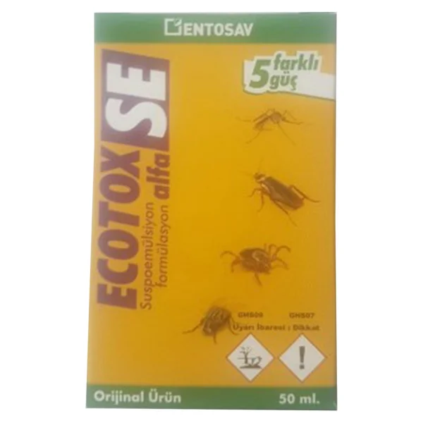 Entosav Ecotox Alfa Se 50 Ml Genel Haşere Ilacı - Görsel 2