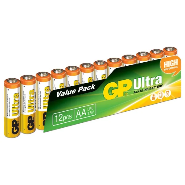 Gp 15au Lr6 Ultra Alkalin 12'li Aa Kalem Pil - Görsel 9