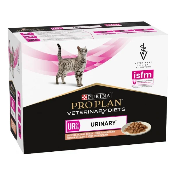 Pro Plan Veterinary Diets Urinary Somonlu 10x85 Gr Kedi Yaş Maması - Görsel 2