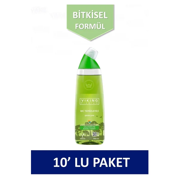 Viking Premium Şeker Çamı Tuvalet Temizleyici 750 Ml 10'lu - Görsel 3