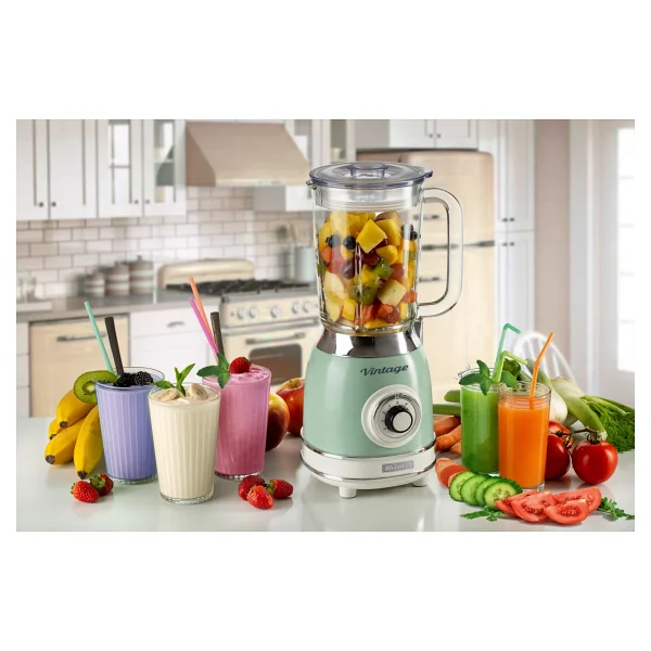 Ariete 583 Vintage 1000 W Yeşil Cam Blender - Görsel 4