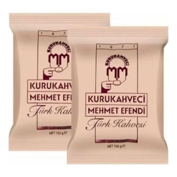 Kurukahveci Mehmet Efendi Türk Kahvesi 100 Gr 2'li - Görsel 2