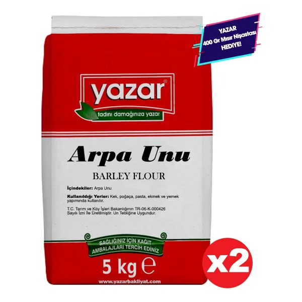 Yazar 5 Kg Arpa Unu - Görsel 6