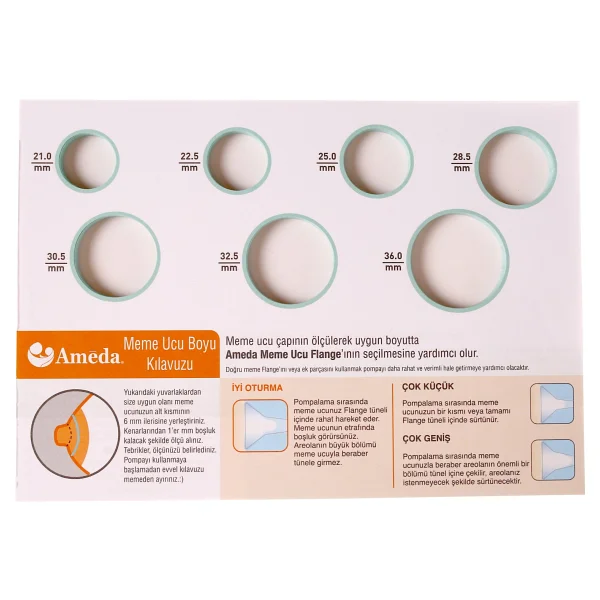 Ameda Flexishield 21 Mm Komple Silikon Meme Ucu Flanşı - Görsel 2