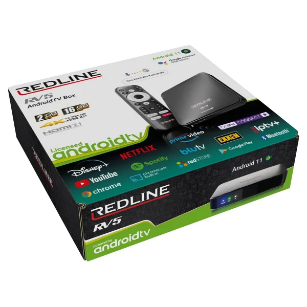 Redline Rv 5 16 GB 4K Android TV Box - Görsel 6