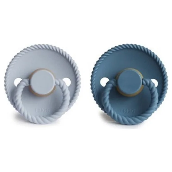Frigg Rope İkili Kauçuk 6-18 Ay Emzik Ocean View-Powder Blue - Görsel 2