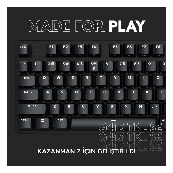 Logitech G413 Tkl Se 920-010564 Tactile Switch Kablolu Mekanik Oyuncu Klavyesi - Görsel 9