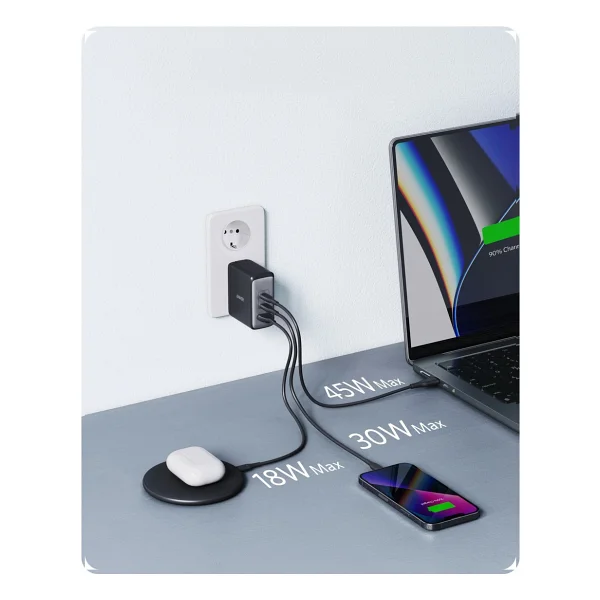 Anker 736 Nano Iı A2145 100 W Hızlı Şarj Adaptörü - Görsel 3