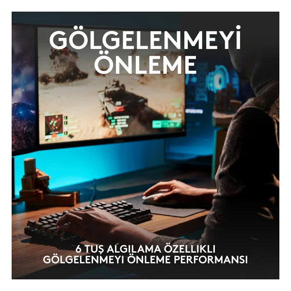 Logitech G413 Tkl Se 920-010564 Tactile Switch Kablolu Mekanik Oyuncu Klavyesi - Görsel 6