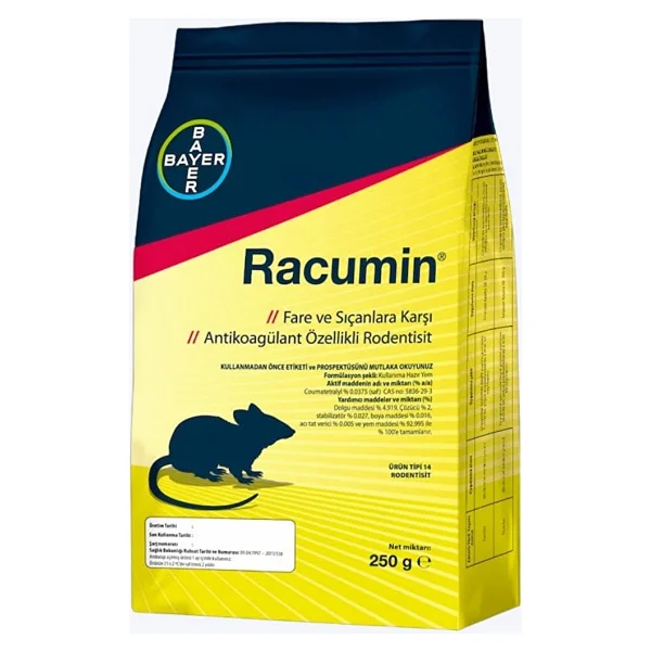 Bayer Racumin Fare Ve Sıçanlar Için Zehirli Buğday 250 Gr - Görsel 2