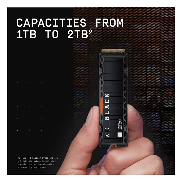 Western Digital Black Sn850x Wds100t2xhe Pcı-Express 4.0 1 TB M.2 SSD - Görsel 4